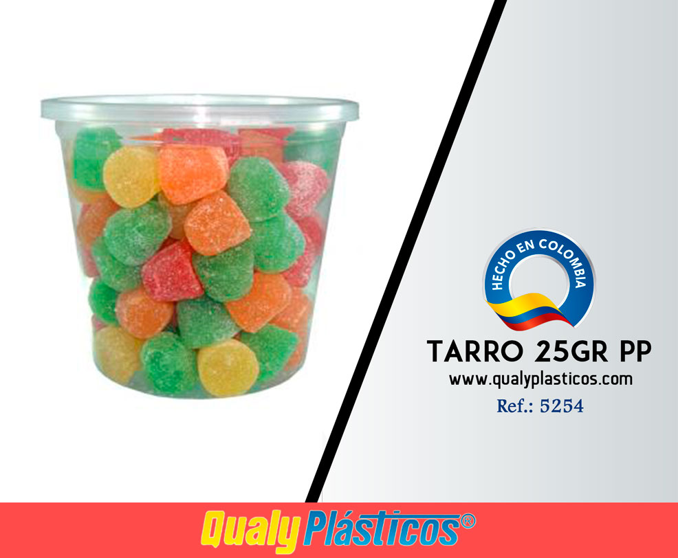QualyPlásticos - Tarro 25gr PP