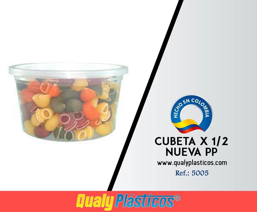 QualyPlásticos - Cubeta x 1/2 Nueva PP