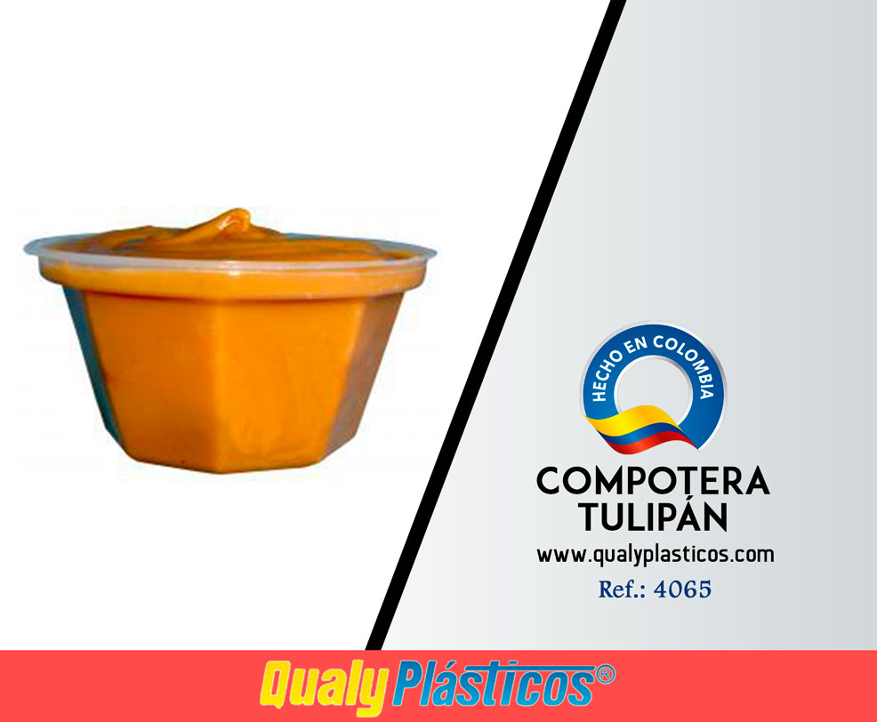 QualyPlásticos - Compotera Tulipán