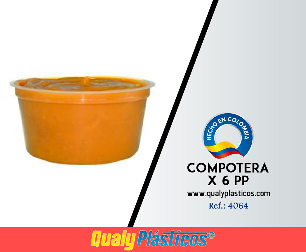 QualyPlásticos - Compotera x 6 PP