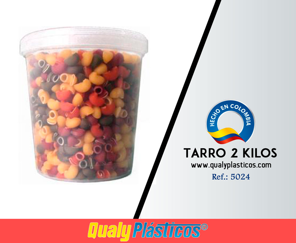 QualyPlásticos - Tarro 2 Kilos