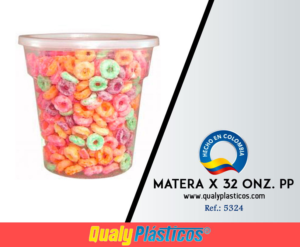QualyPlásticos - Matera x 32 Onz. PP
