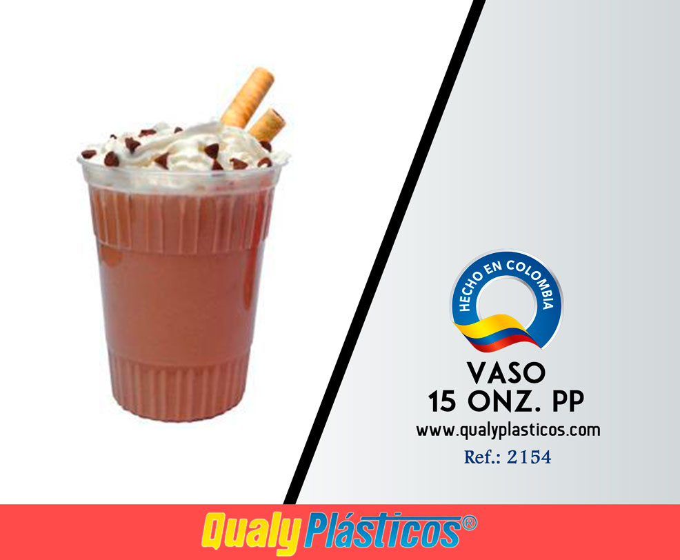 QualyPlásticos - Vaso 15 Onz. PP
