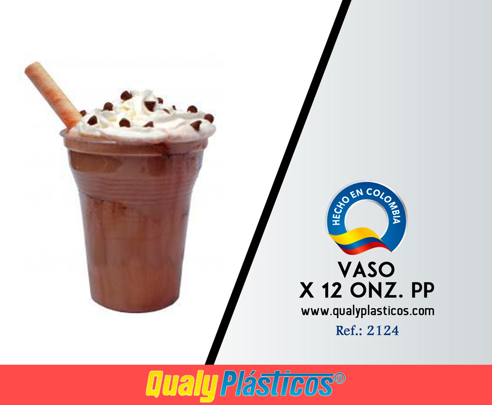 QualyPlásticos - Vaso x 12 Onz. PP