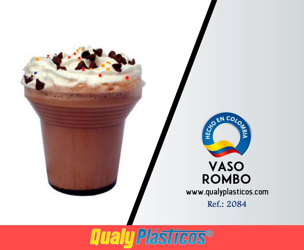 QualyPlásticos - Vaso Rombo