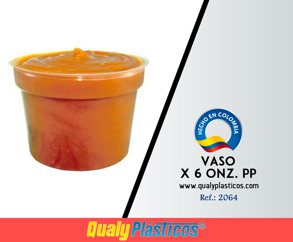 QualyPlásticos -Vaso x 6 Onz. PP