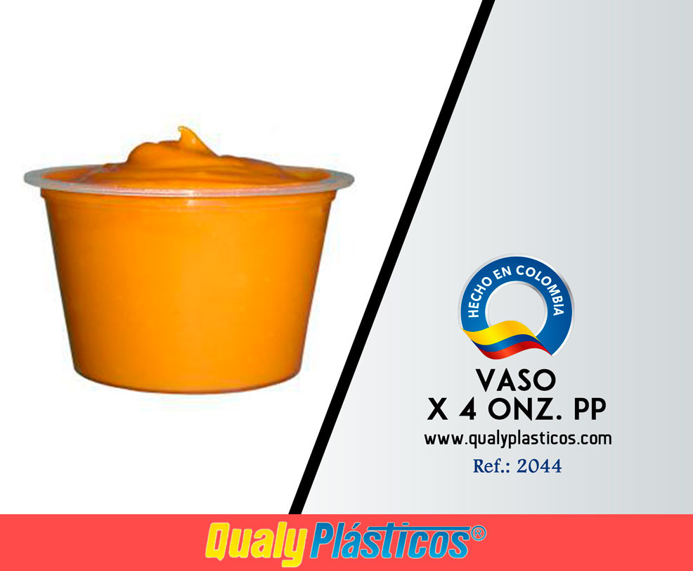 QualyPlásticos - Vaso x 4 Onz. PP
